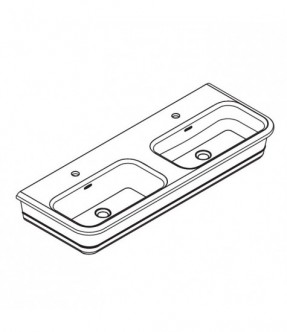 EPOQUE 120X45X17 BL.KRION