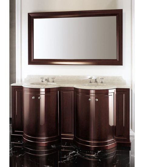 REGENT MAHOGANY MEUBLE SOUS LAVABO DOUBLE