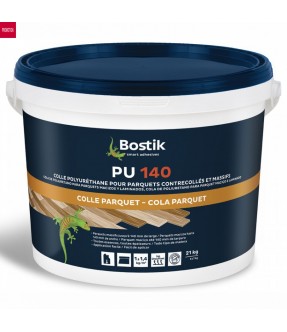 Colle PU Polyurethane BOSTIK parquet massif et contrecollé - 21 Kg - PU 140